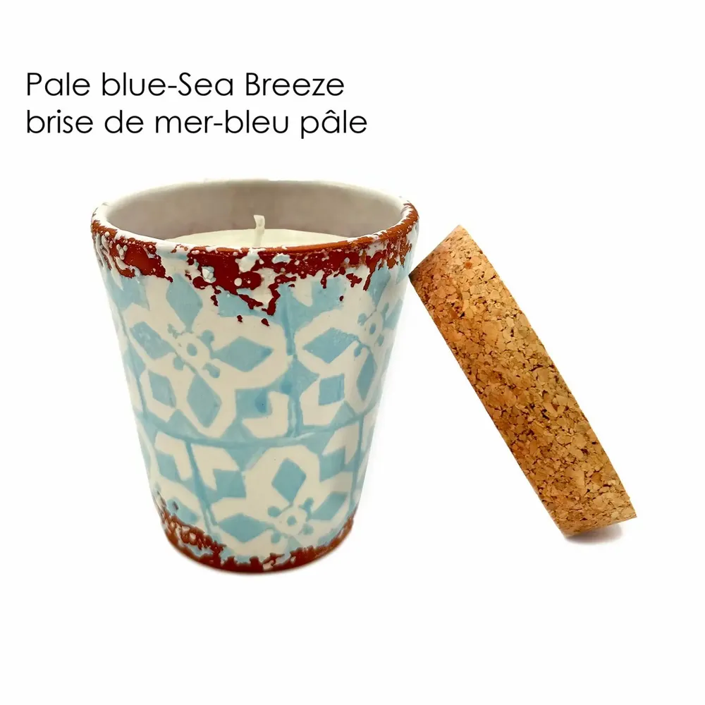 Candles - Mosaic ceramic scented candle size S - WAX DESIGN - BARCELONA