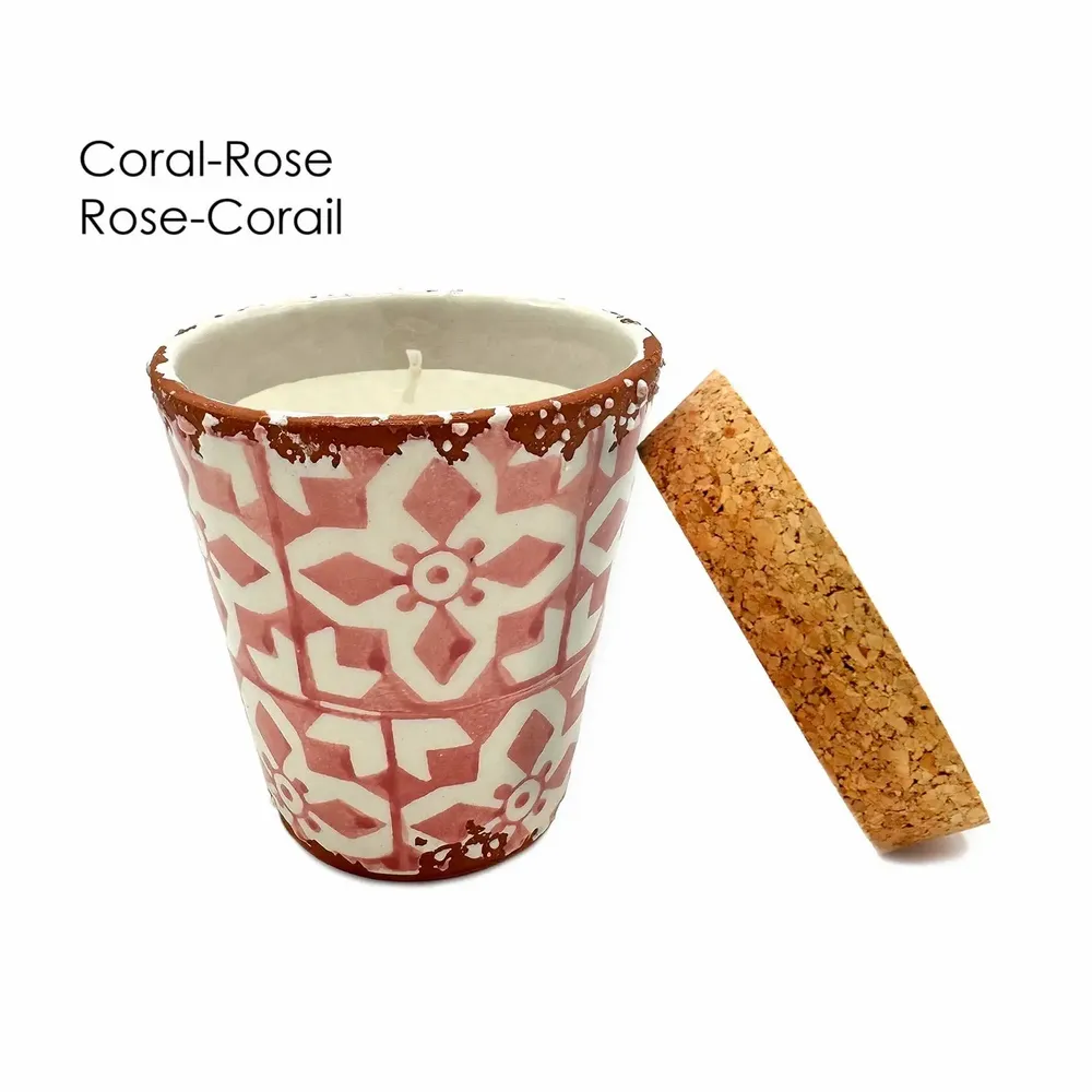 Candles - Mosaic ceramic scented candle size S - WAX DESIGN - BARCELONA