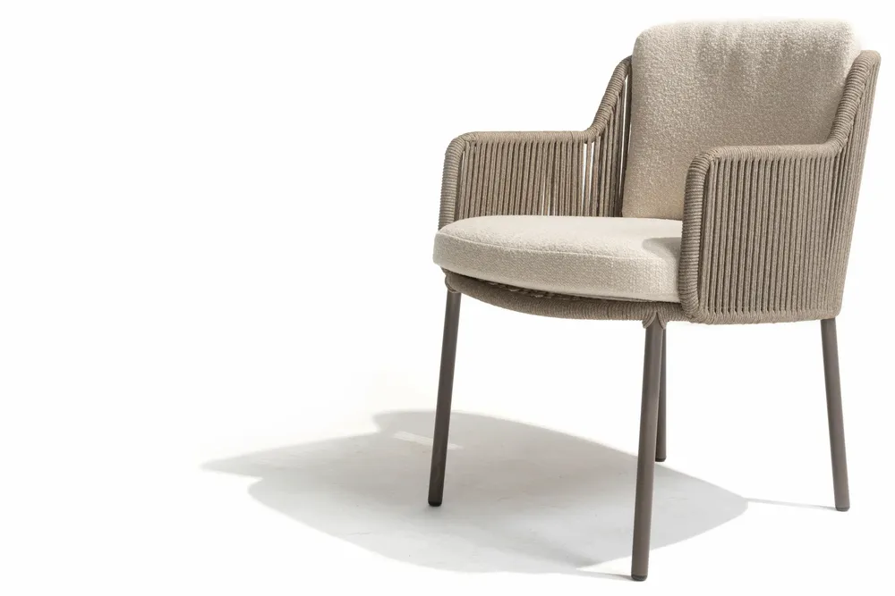 Armchairs - Bernini dining chair Terre - 4 SEASONS OUTDOOR