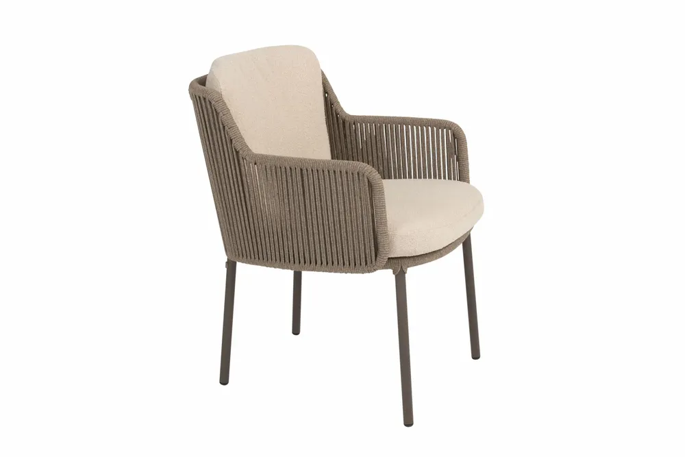 Armchairs - Bernini dining chair Terre - 4 SEASONS OUTDOOR