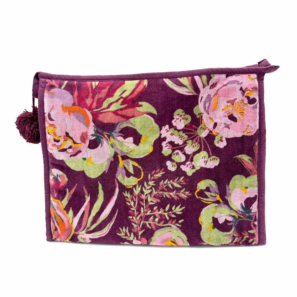 Tissus - Étui à fleurs 21X12CM velours - WAX DESIGN - BARCELONA