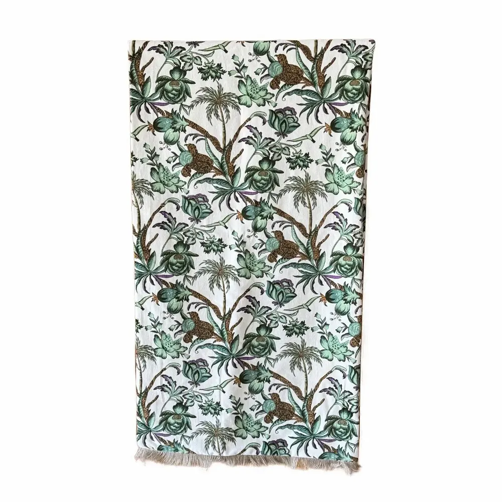 Throw blankets - Palm tree throw 100X180CM velvet - WAX DESIGN - BARCELONA