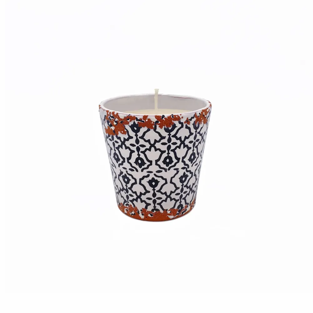 Candles - New Batik ceramic scented candle size M - WAX DESIGN - BARCELONA
