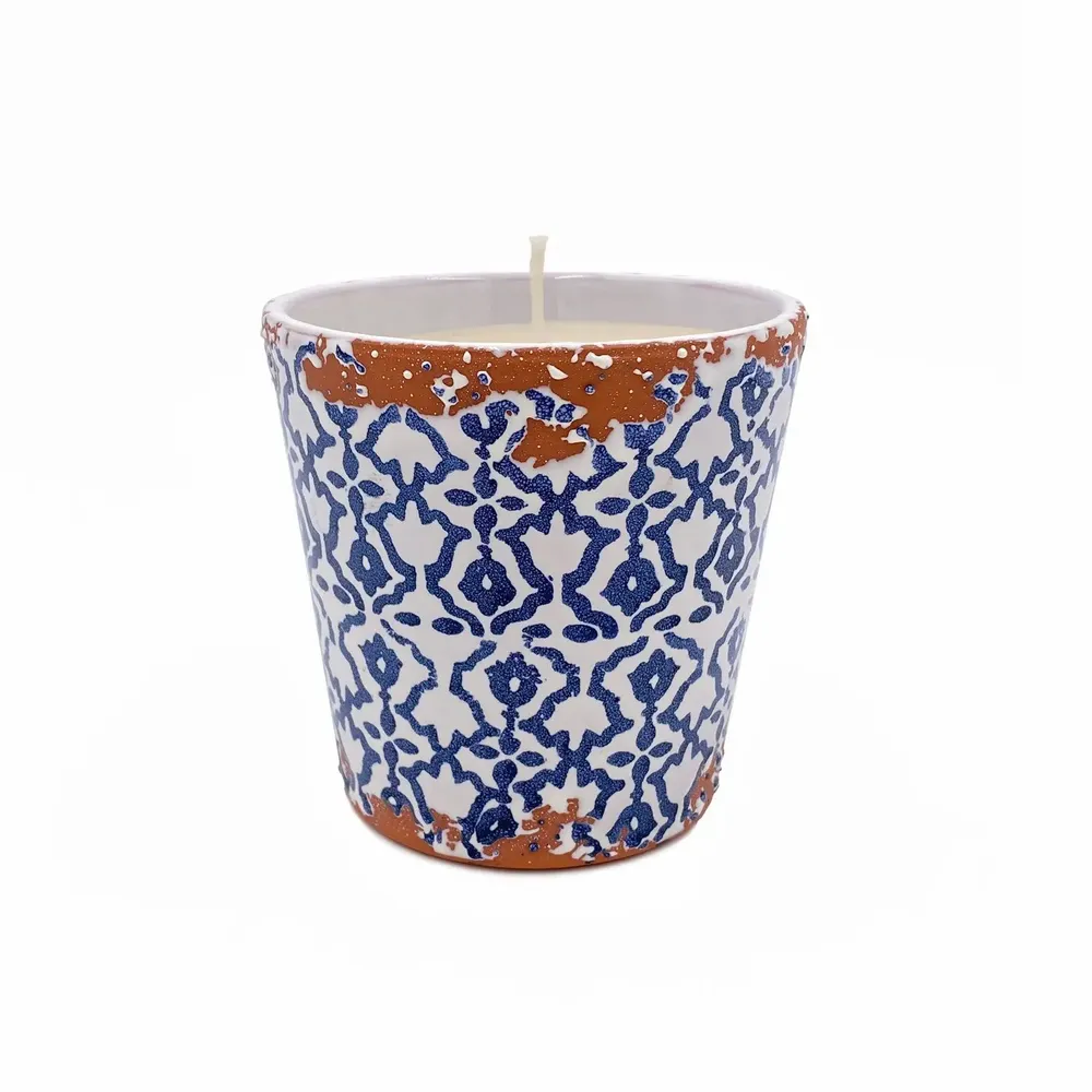 Candles - New Batik ceramic scented candle size M - WAX DESIGN - BARCELONA