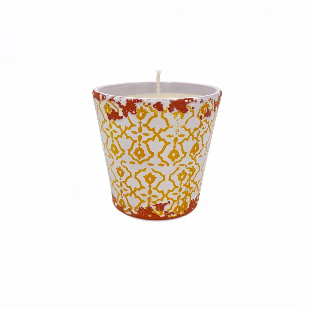 Candles - New Batik ceramic scented candle size M - WAX DESIGN - BARCELONA