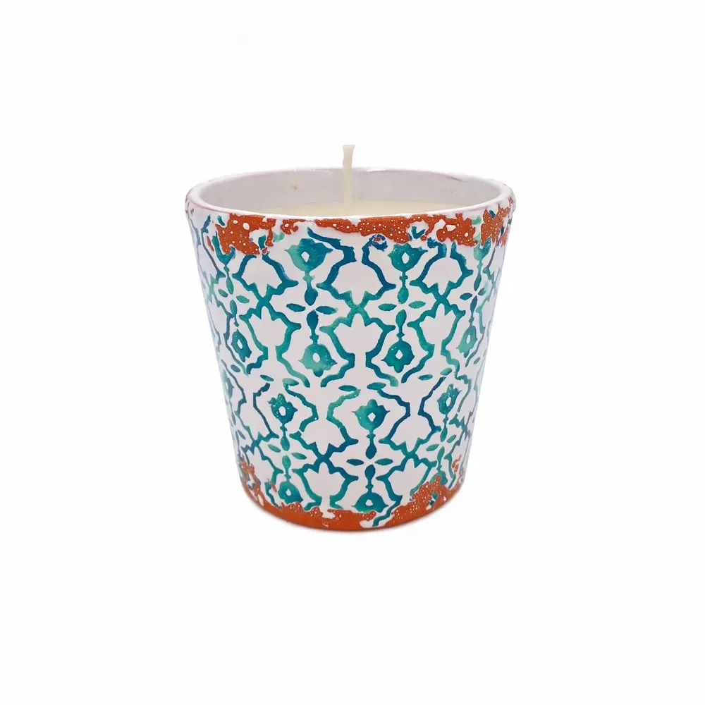 Candles - New Batik ceramic scented candle size M - WAX DESIGN - BARCELONA