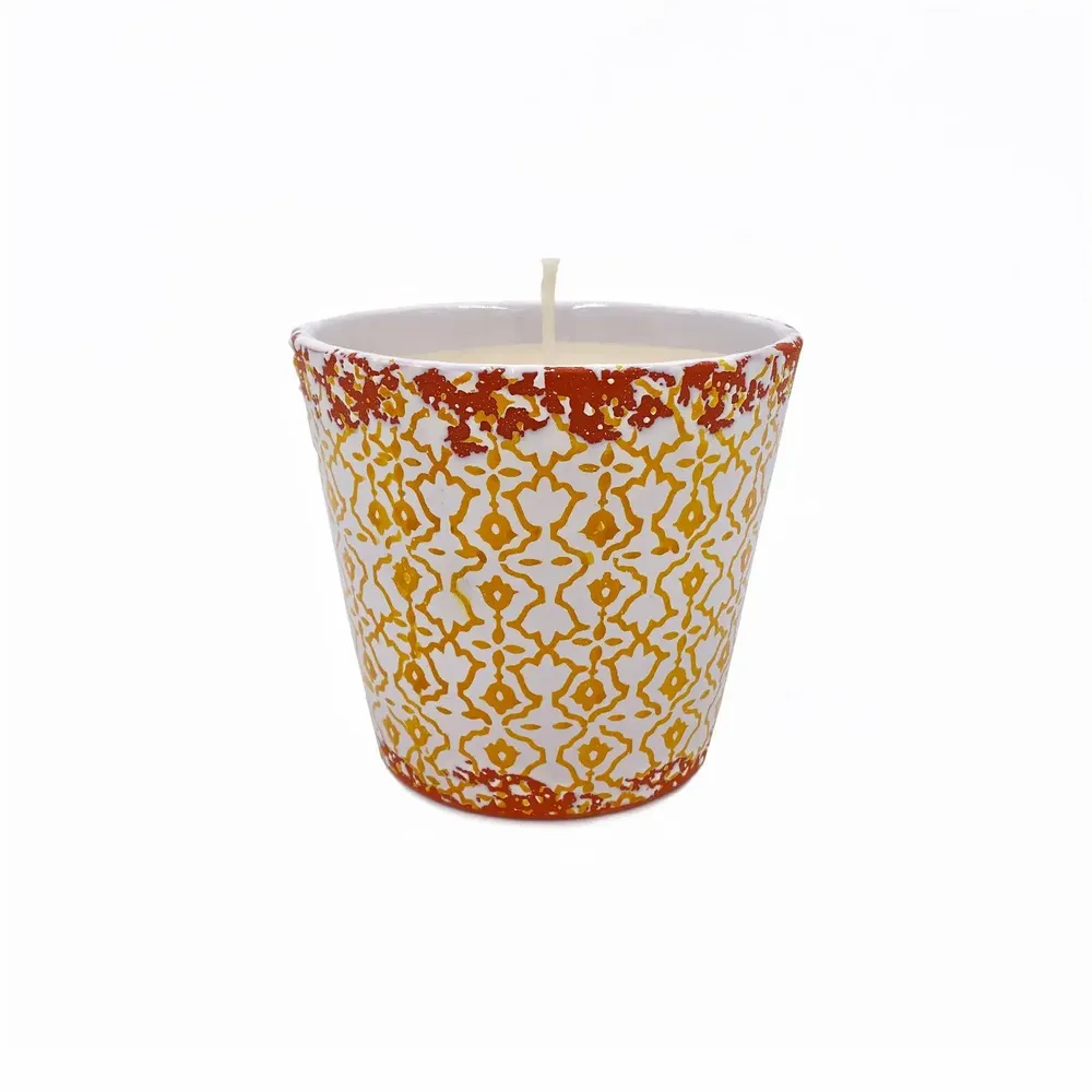 Bougies - Nouvelle bougie parfumée en céramique Batik taille L - WAX DESIGN - BARCELONA