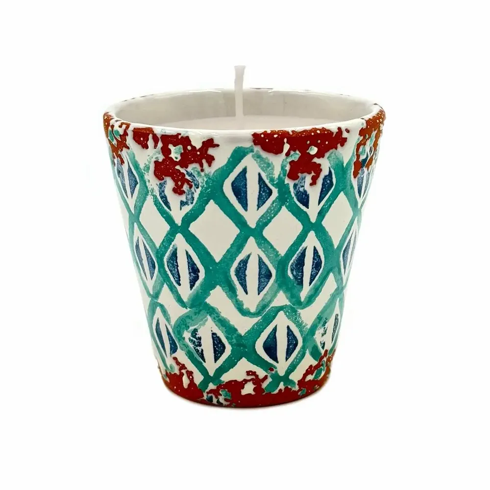 Candles - Rhombus Ceramic scented candles size S - WAX DESIGN - BARCELONA