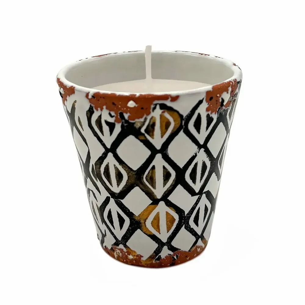 Candles - Rhombus Ceramic scented candles size S - WAX DESIGN - BARCELONA