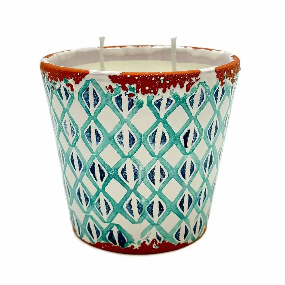 Candles - Rhombus Ceramic scented candles size L - WAX DESIGN - BARCELONA