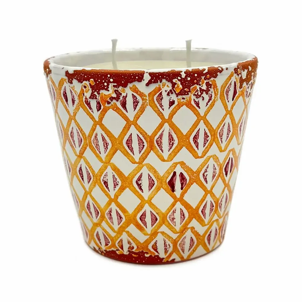 Candles - Rhombus Ceramic scented candles size L - WAX DESIGN - BARCELONA