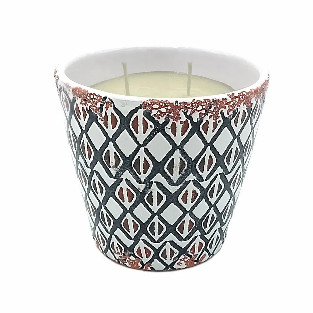Candles - Rhombus Ceramic scented candles size L - WAX DESIGN - BARCELONA