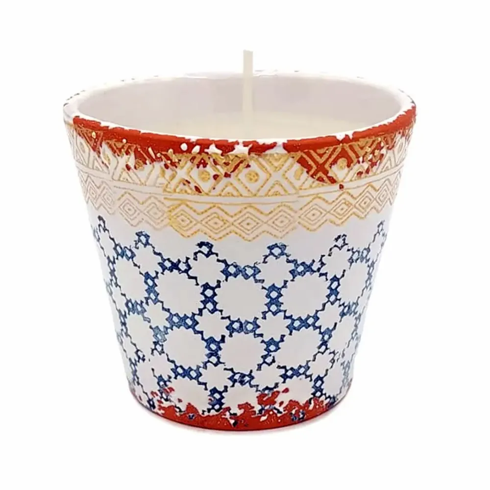 Candles - Helenistic ceramic scented candle size L - WAX DESIGN - BARCELONA