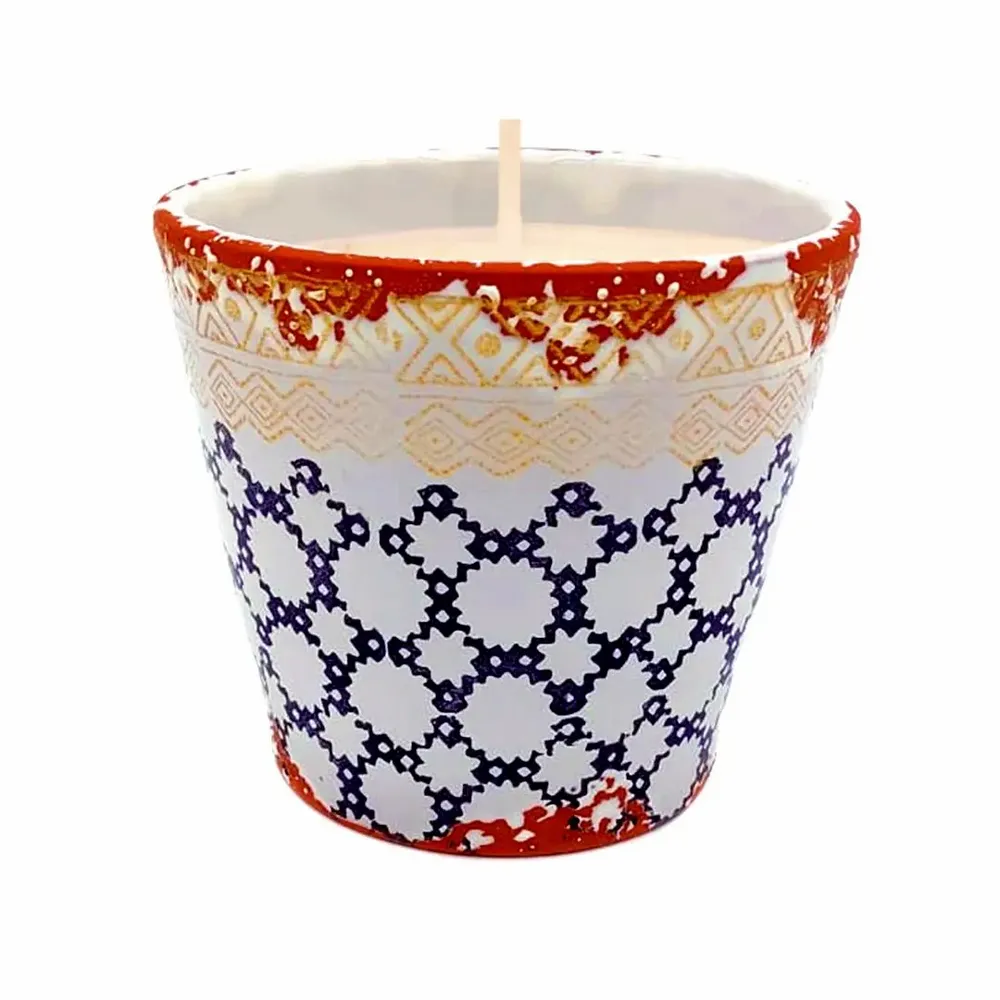 Candles - Helenistic ceramic scented candle size L - WAX DESIGN - BARCELONA