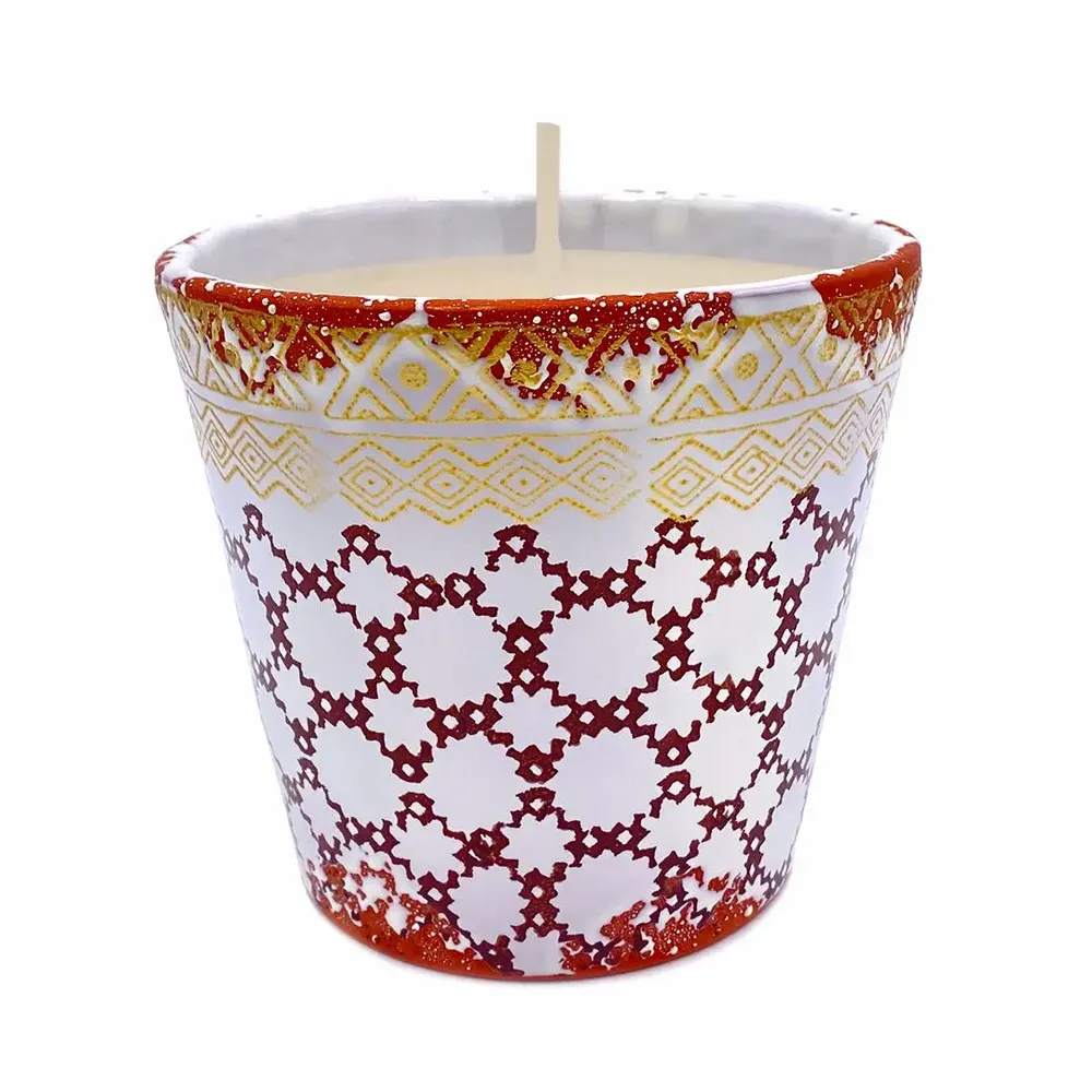 Candles - Helenistic ceramic scented candle size L - WAX DESIGN - BARCELONA