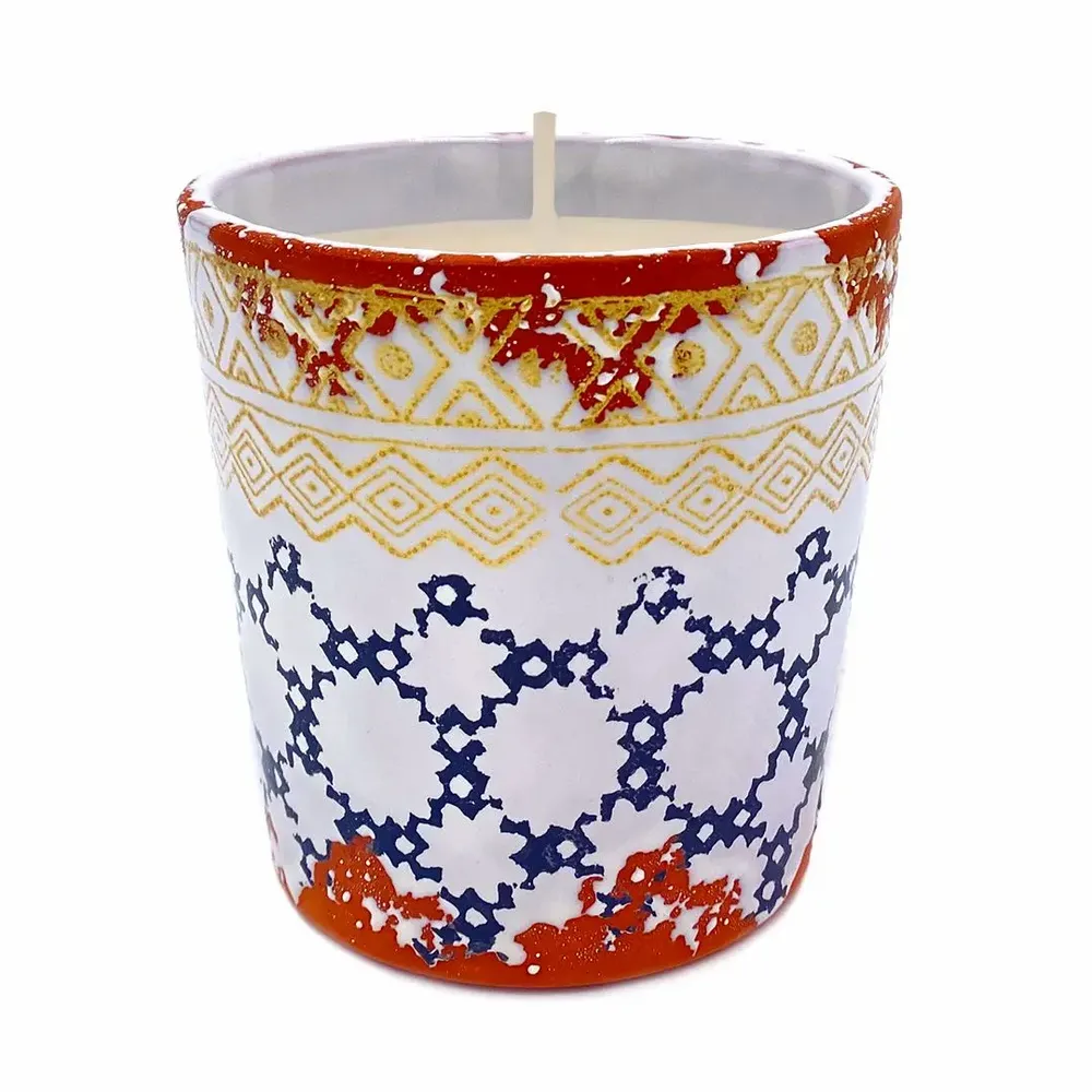 Bougies - Bougie parfumée en céramique hellénistique taille M - WAX DESIGN - BARCELONA