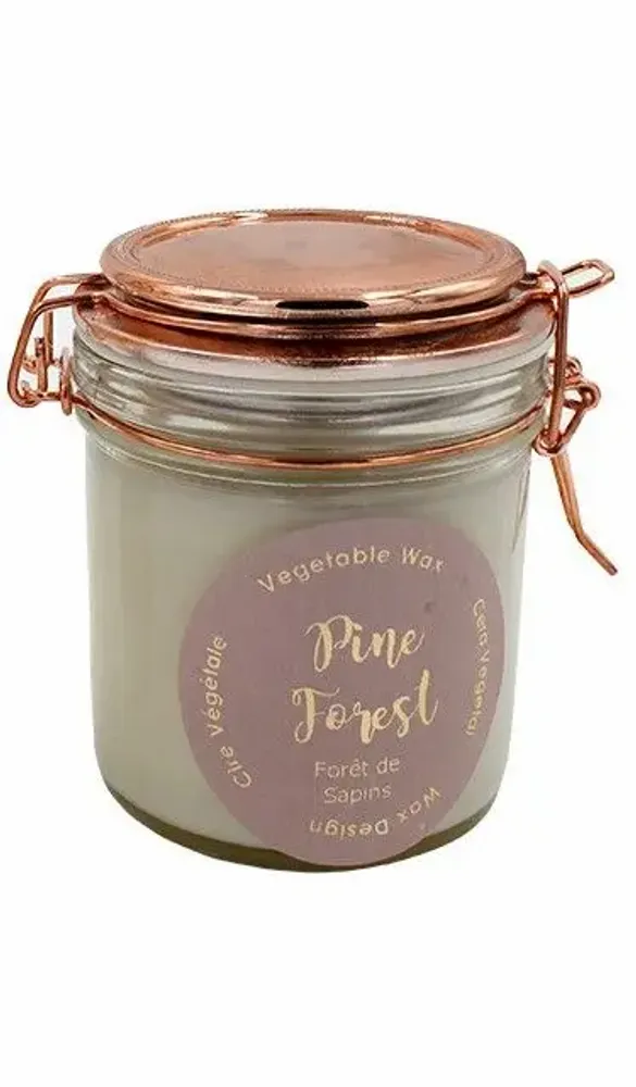 Candles - Copper top Christmas glass scented candle size M - WAX DESIGN - BARCELONA