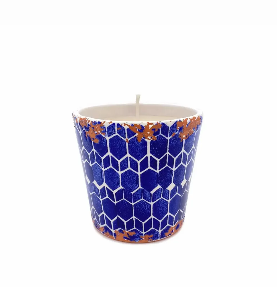 Candles - Barcelona Modernist ceramic scented candle size M - WAX DESIGN - BARCELONA