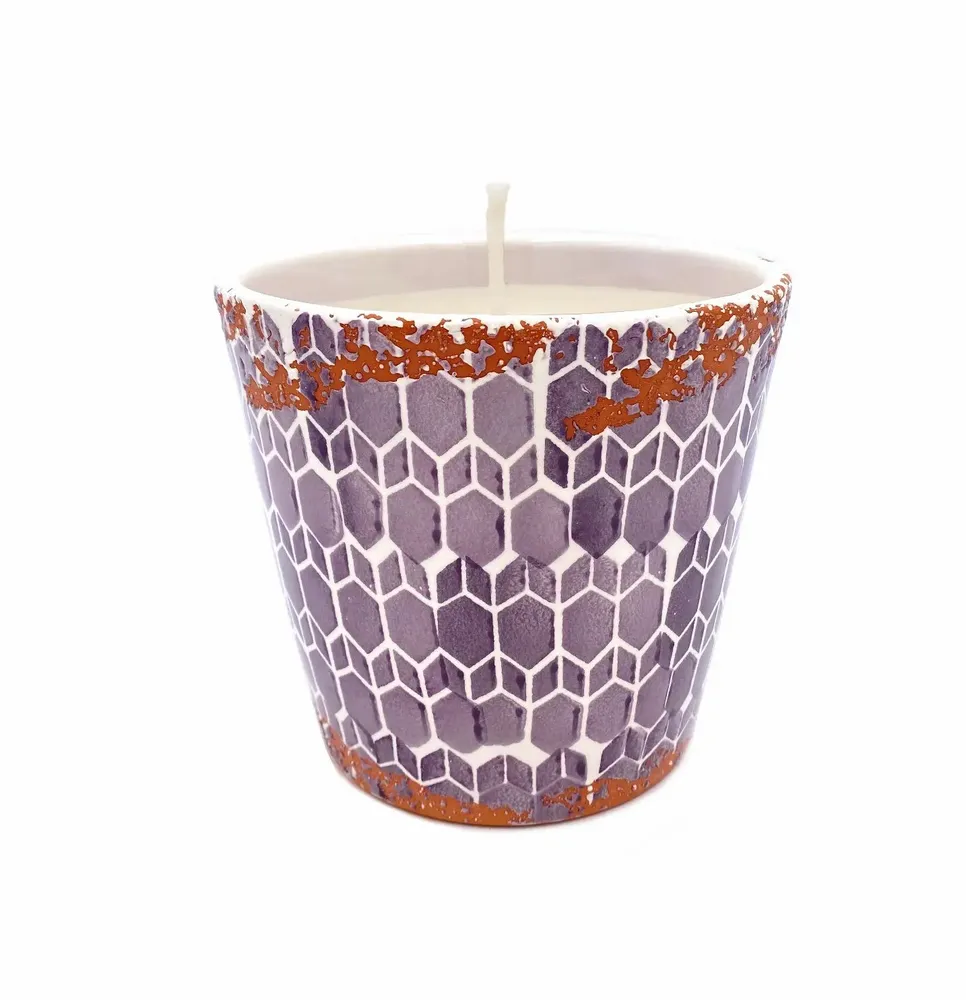 Bougies - Bougie parfumée en céramique moderniste de Barcelone taille L - WAX DESIGN - BARCELONA