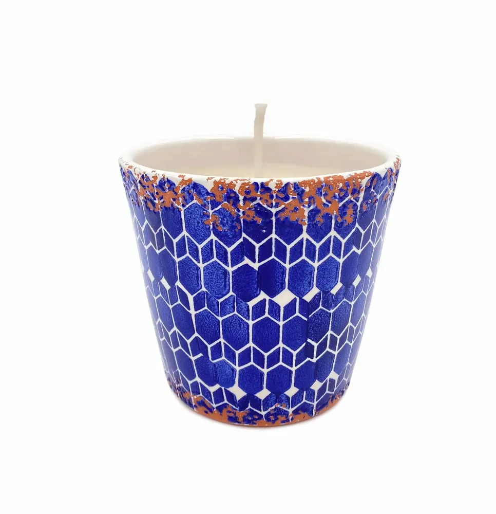 Bougies - Bougie parfumée en céramique moderniste de Barcelone taille L - WAX DESIGN - BARCELONA