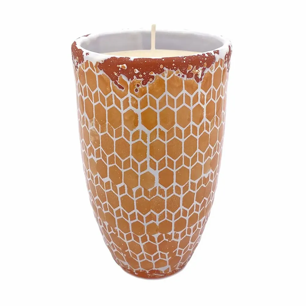 Candles - Barcelona Modernist ceramic scented candle size XL - WAX DESIGN - BARCELONA