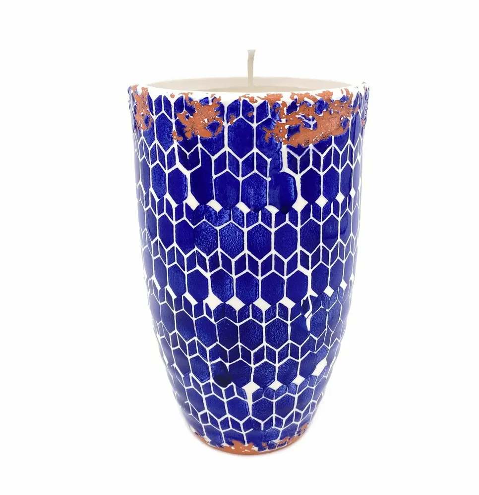 Candles - Barcelona Modernist ceramic scented candle size XL - WAX DESIGN - BARCELONA