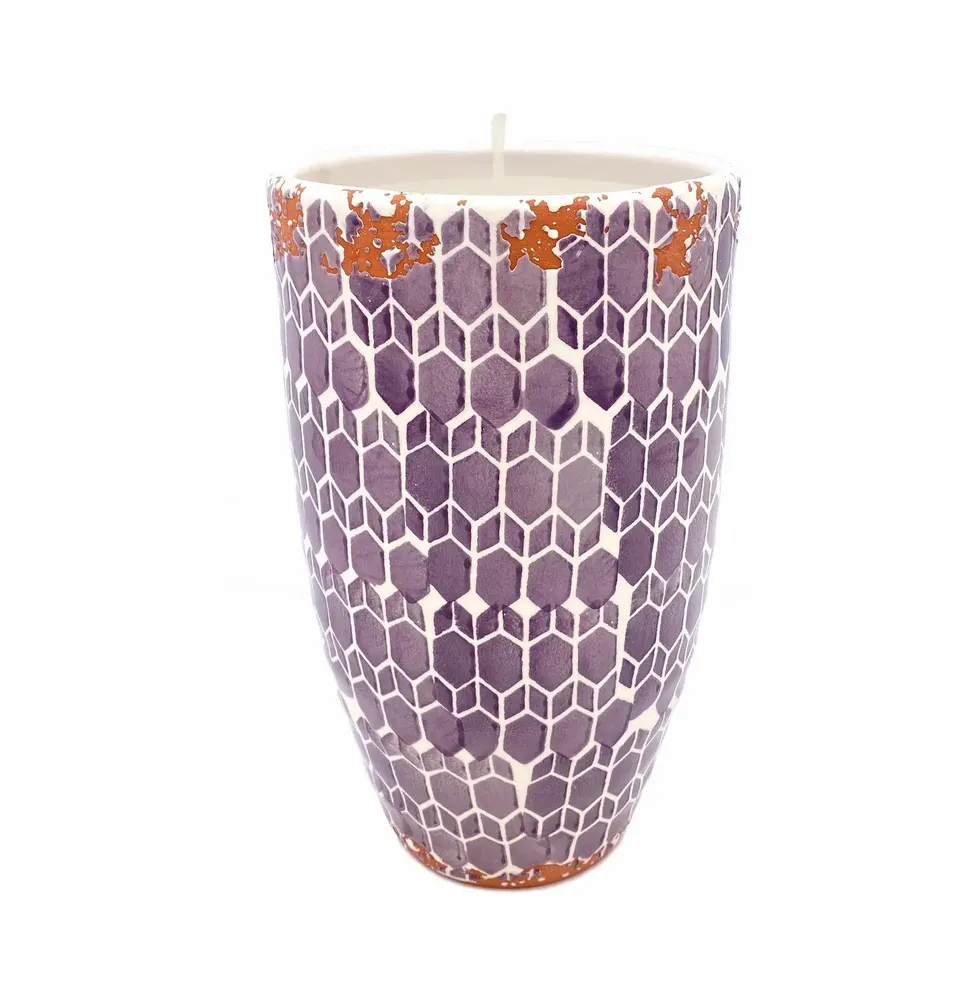 Candles - Barcelona Modernist ceramic scented candle size XL - WAX DESIGN - BARCELONA