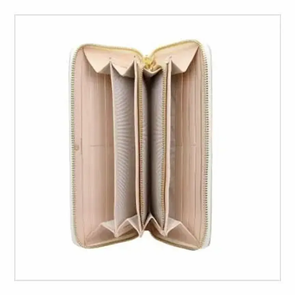 Petite maroquinerie - YASIMA INDEN Jalon rond ／ emblématique ／ or sur blanc - YASIMA