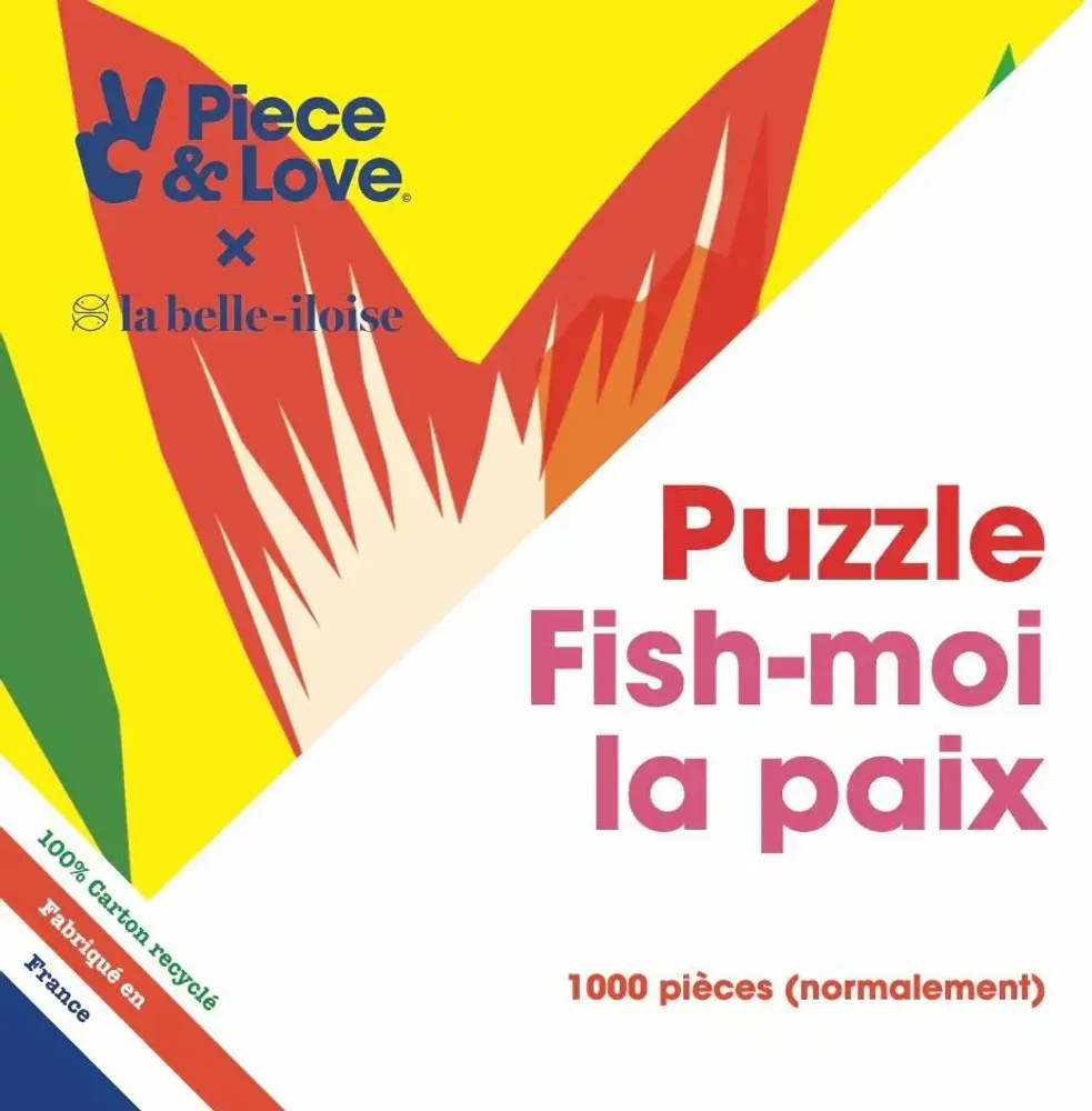 Revêtements muraux - Puzzle 1000 pièces - Fish-moi la paix - PIECE & LOVE