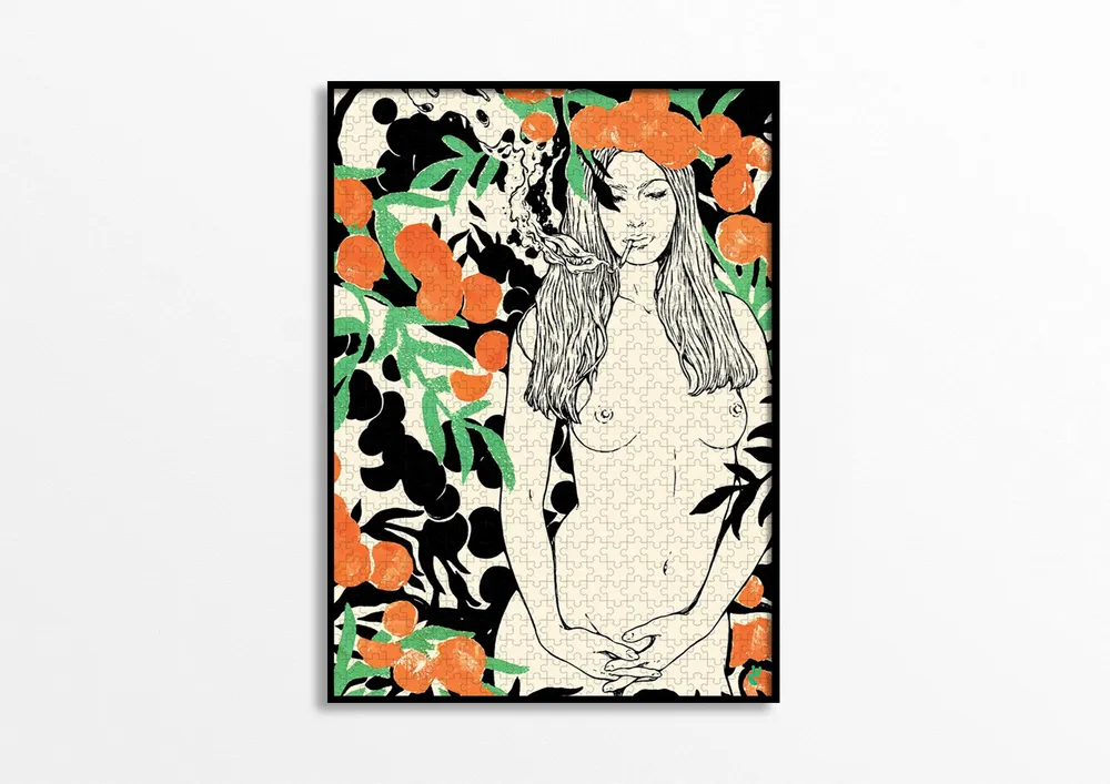 Wall panels - 1000 piece puzzle - Amoureuse by Été 1981 - PIECE & LOVE