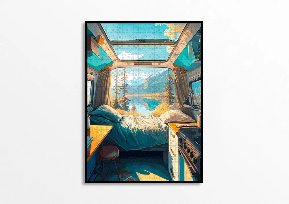 Wall panels - 1000-piece puzzles - Van Life - PIECE & LOVE