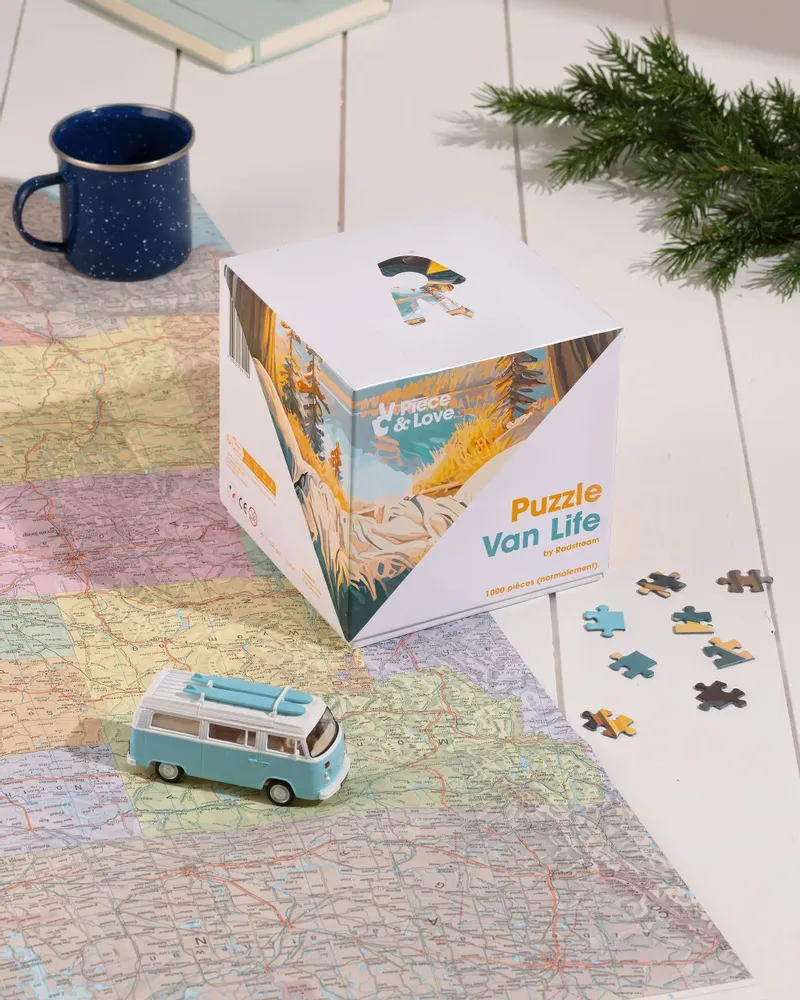 Wall panels - 1000-piece puzzles - Van Life - PIECE & LOVE