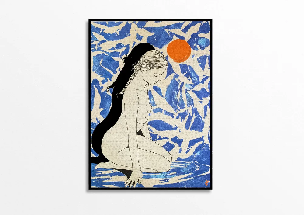 Wall panels - 1000 piece puzzle - Eclipse by Été 1981 - PIECE & LOVE