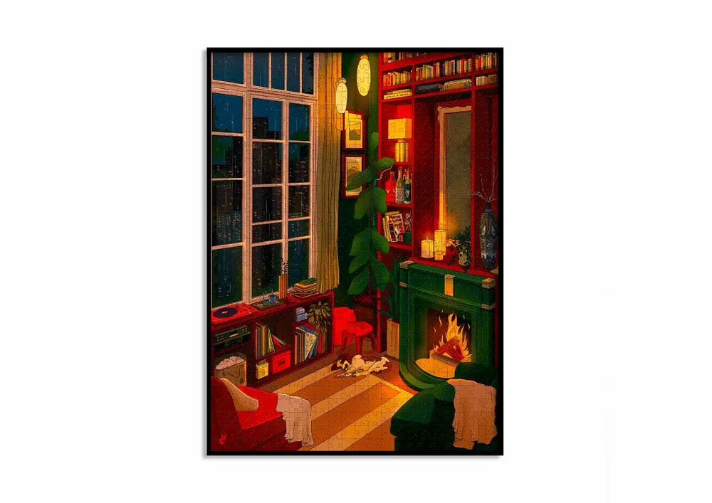 Wall panels - 1000 piece puzzle - 00:10 - PIECE & LOVE