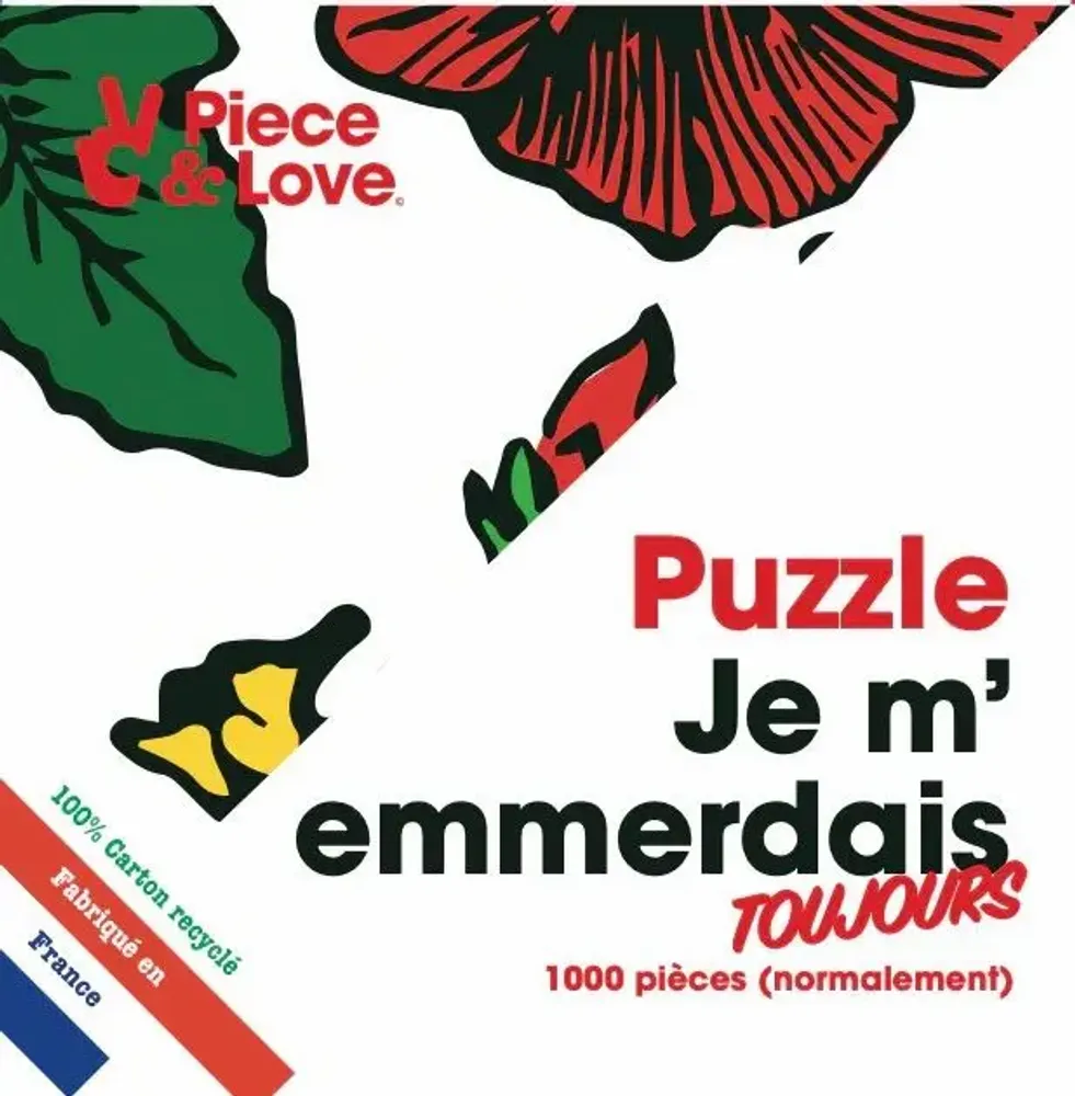 Revêtements muraux - Puzzle 1000 pièces - Je m'emmerdais (toujours) - PIECE & LOVE