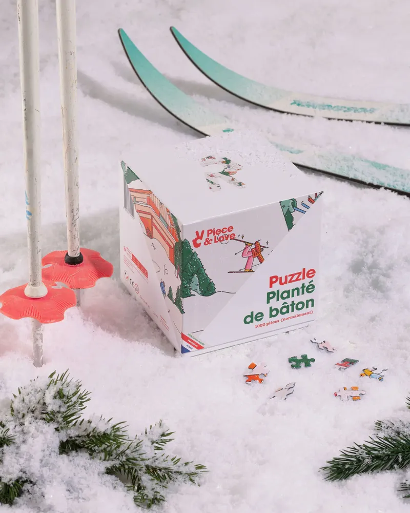 Wall panels - 1000-piece puzzles - planted with a stick - PIECE & LOVE