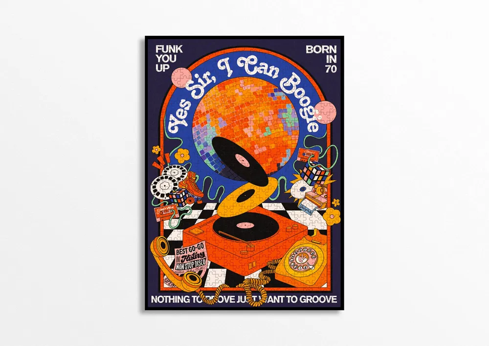 Revêtements muraux - Puzzle - Boogie 1000 pièces - PIECE & LOVE