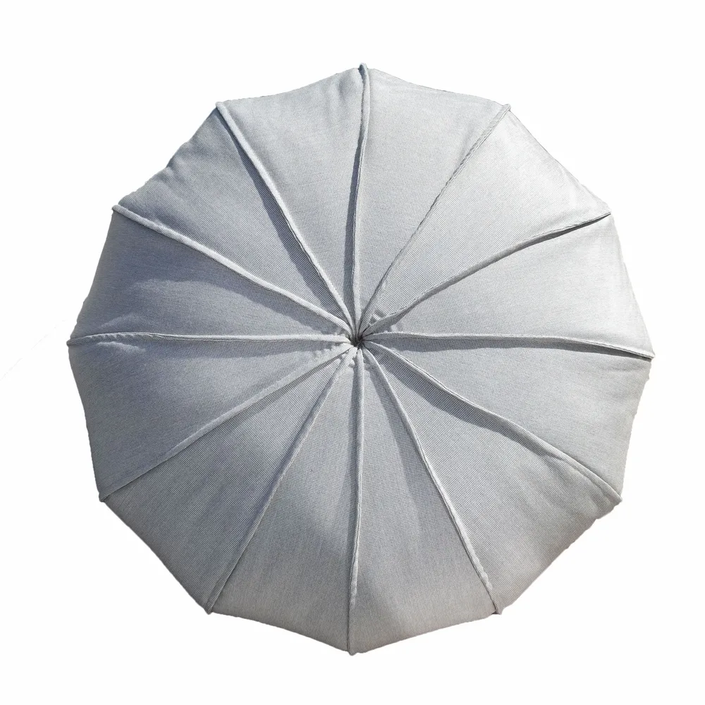 Equipements espace extérieur - Pouf oursin extérieur flottant déhoussable gris - MX HOME