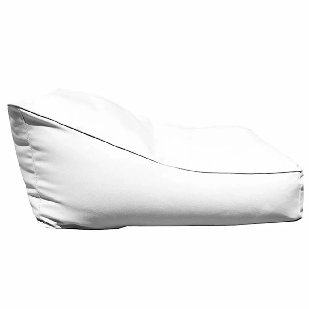 Transats - Bain de soleil extérieur flottant déhoussable blanc - MX HOME