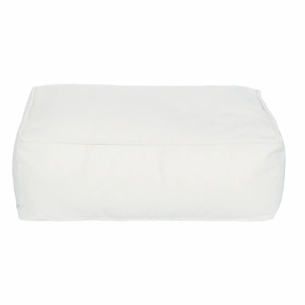 Equipements espace extérieur - Coussin de sol extérieur déhoussable blanc M - MX HOME
