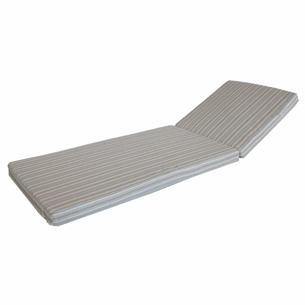 Equipements espace extérieur - Matelas extérieur pour transat - déhoussable en tissu rayé - MX HOME
