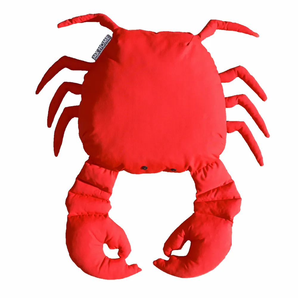 Accessoires de déco extérieure - Coussin extérieur crabe rouge vif - MX HOME