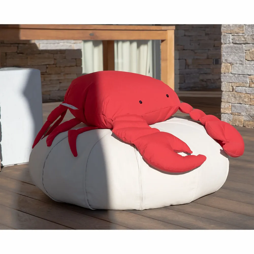Accessoires de déco extérieure - Coussin extérieur crabe rouge vif - MX HOME