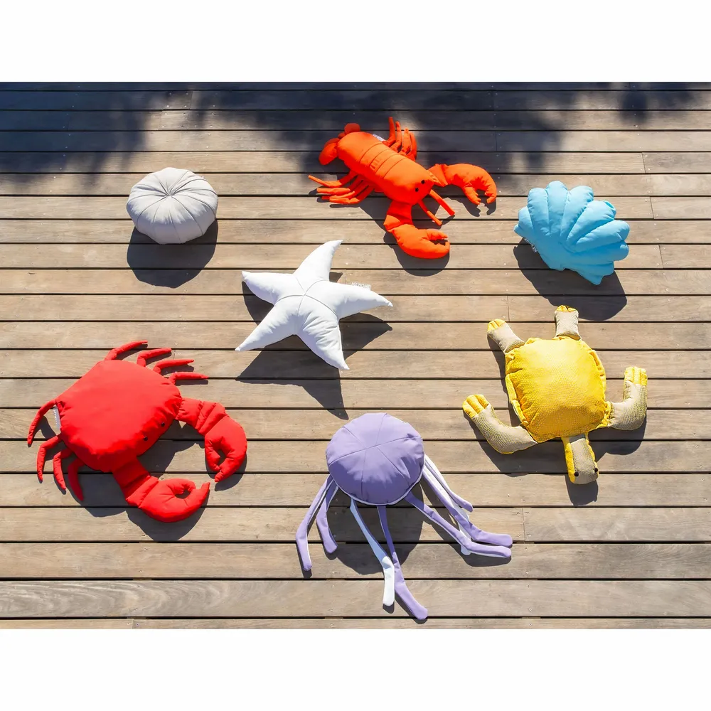 Accessoires de déco extérieure - Coussin extérieur crabe rouge vif - MX HOME