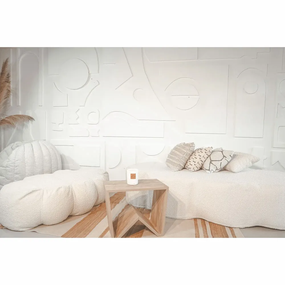 Canapés de jardin - Canapé nuage déhoussable en laine bouclée - MX HOME