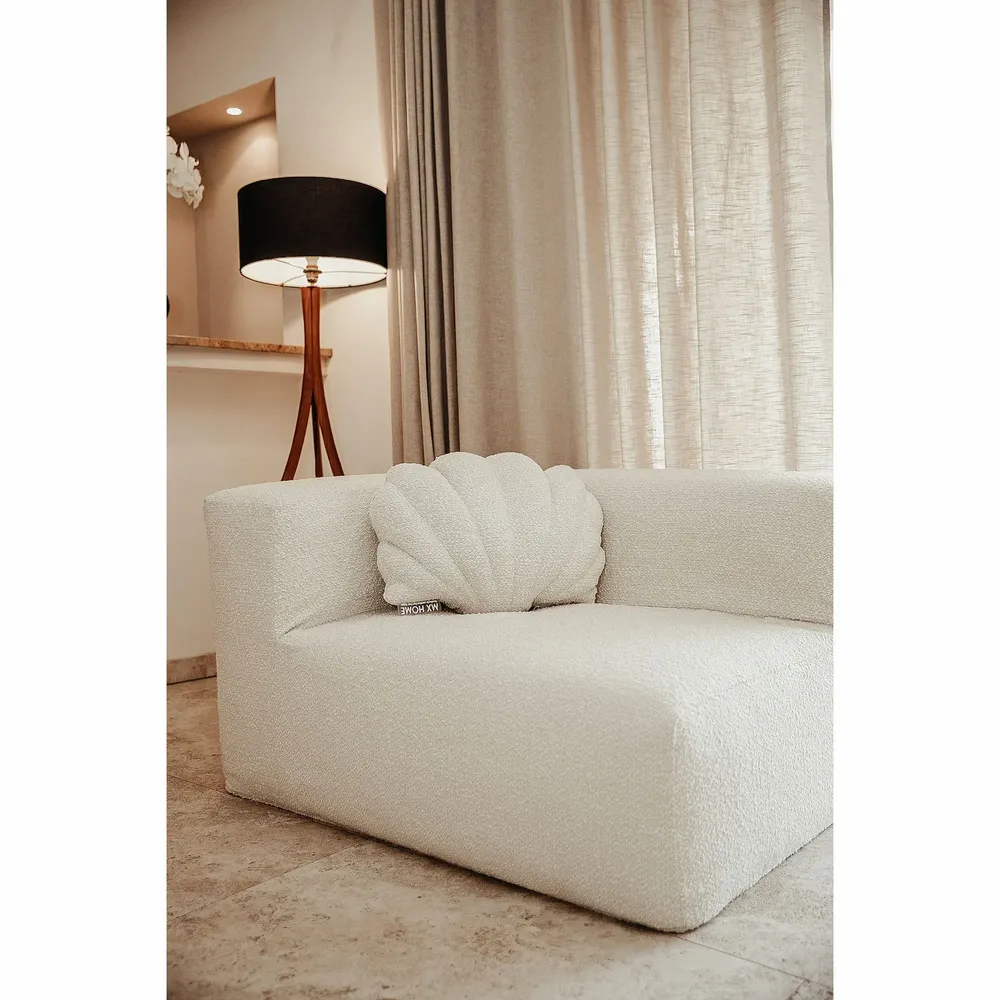 Canapés de jardin - Canapé modulable - Déhoussable 4/5 places- Laine Bouclée - MX HOME