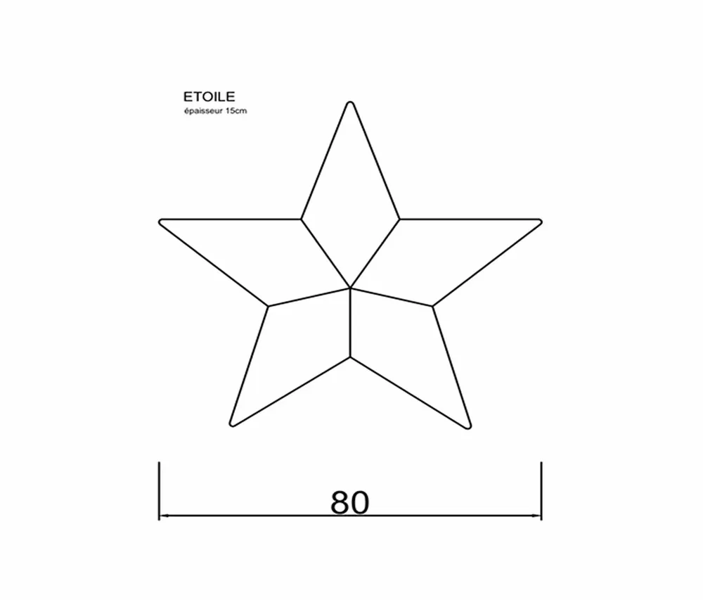 Accessoires de déco extérieure - Coussin extérieur étoile de mer effet raphia - MX HOME