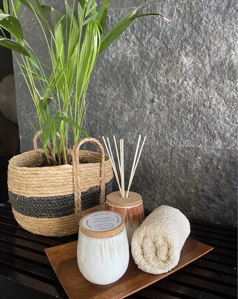 Bougies - Bougie parfumée en céramique de la collection Spa taille M - WAX DESIGN - BARCELONA