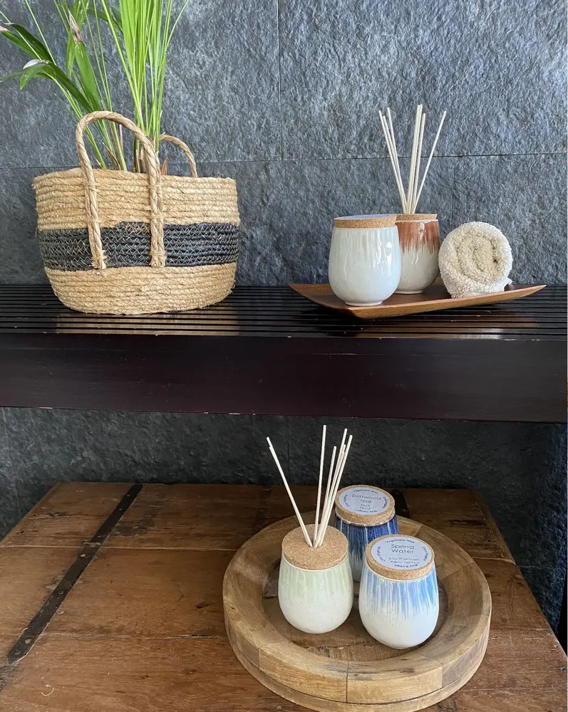 Bougies - Bougie parfumée en céramique de la collection Spa taille M - WAX DESIGN - BARCELONA