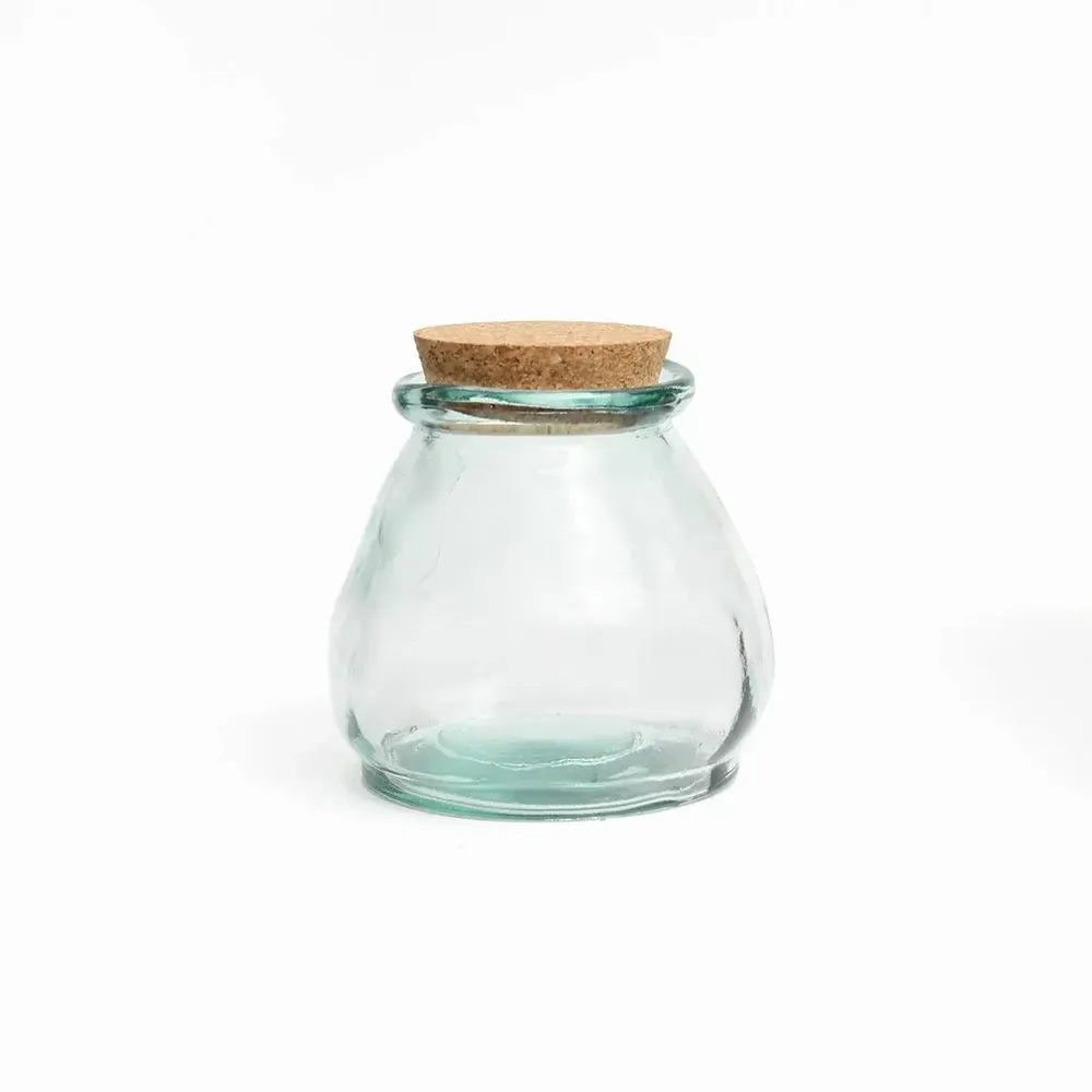 Boîtes de conservation - Le Pot en Verre Belly - Bleu - S - BAZAR BIZAR LIVING
